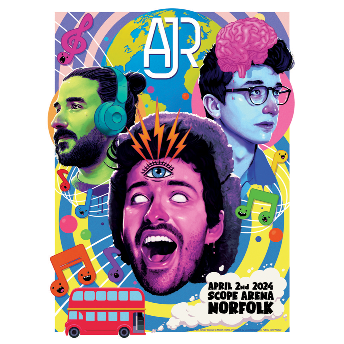 Norfolk April 2nd 2024 Tour Poster - Limited Edition – AJR Store