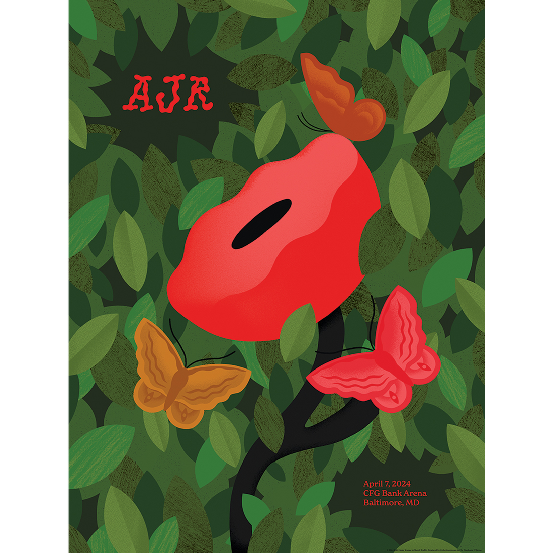 Baltimore April 7 2024 Tour Poster - Limited Edition