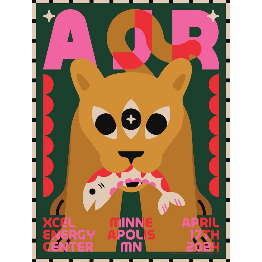 Minneapolis April 17 2024 Tour Poster - Limited Edition