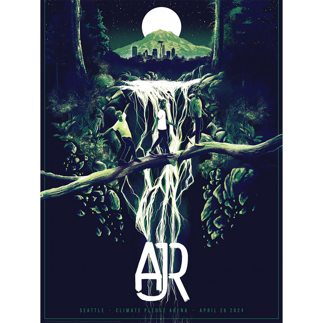 Seattle April 26 2024 Tour Poster - Limited Edition