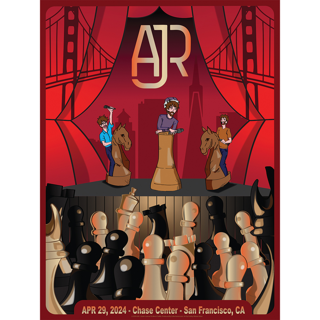 San Francisco April 29 2024 Tour Poster - Limited Edition