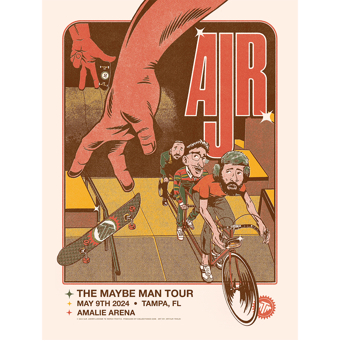 Tampa May 9 2024 Tour Poster - Limited Edition