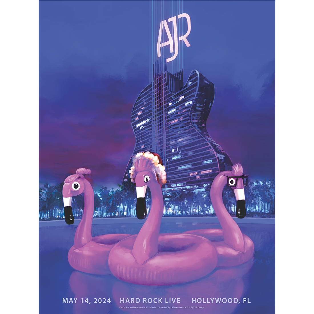 Hollywood May 14 2024 Tour Poster - Limited Edition