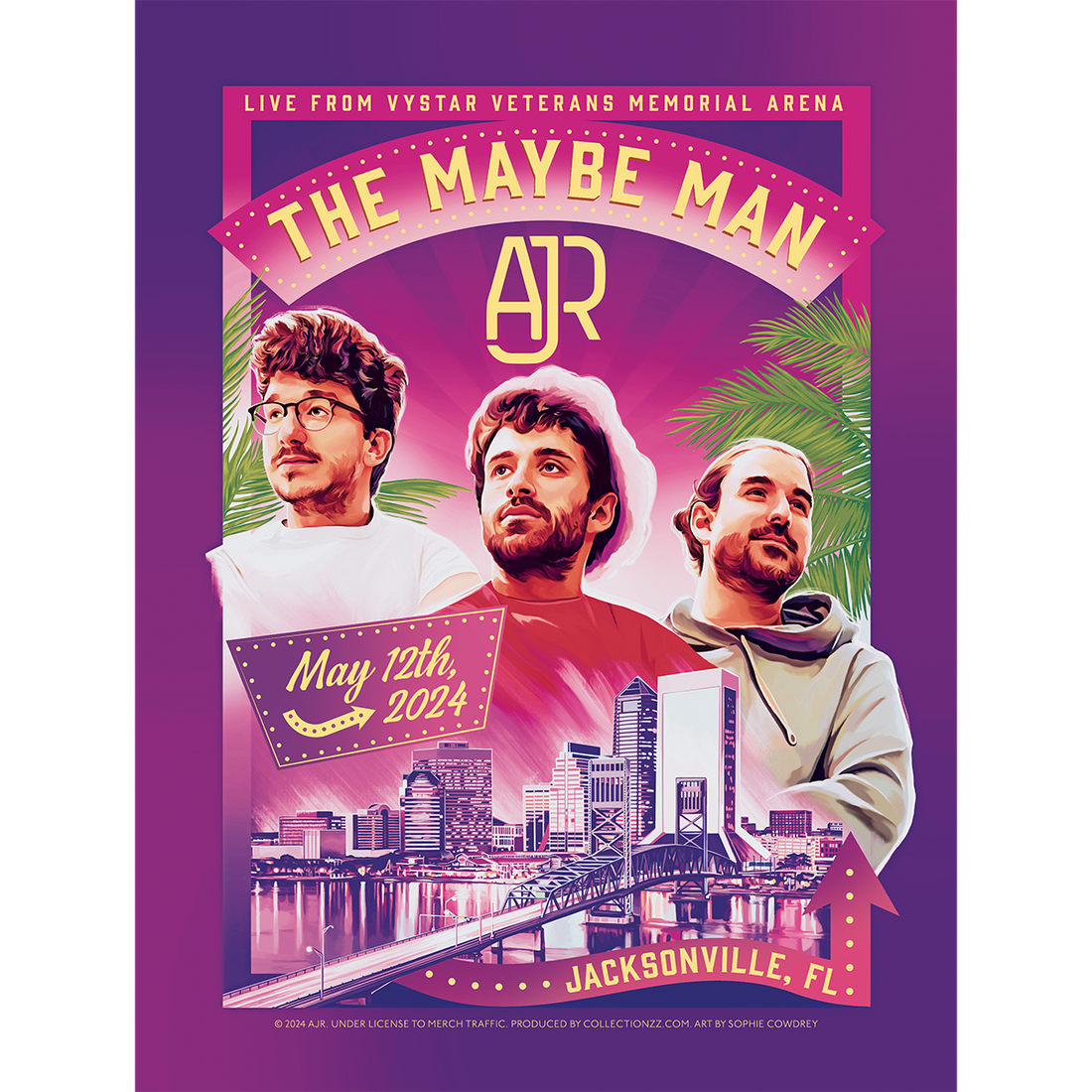 Jacksonville May 12 2024 Tour Poster - Limited Edition