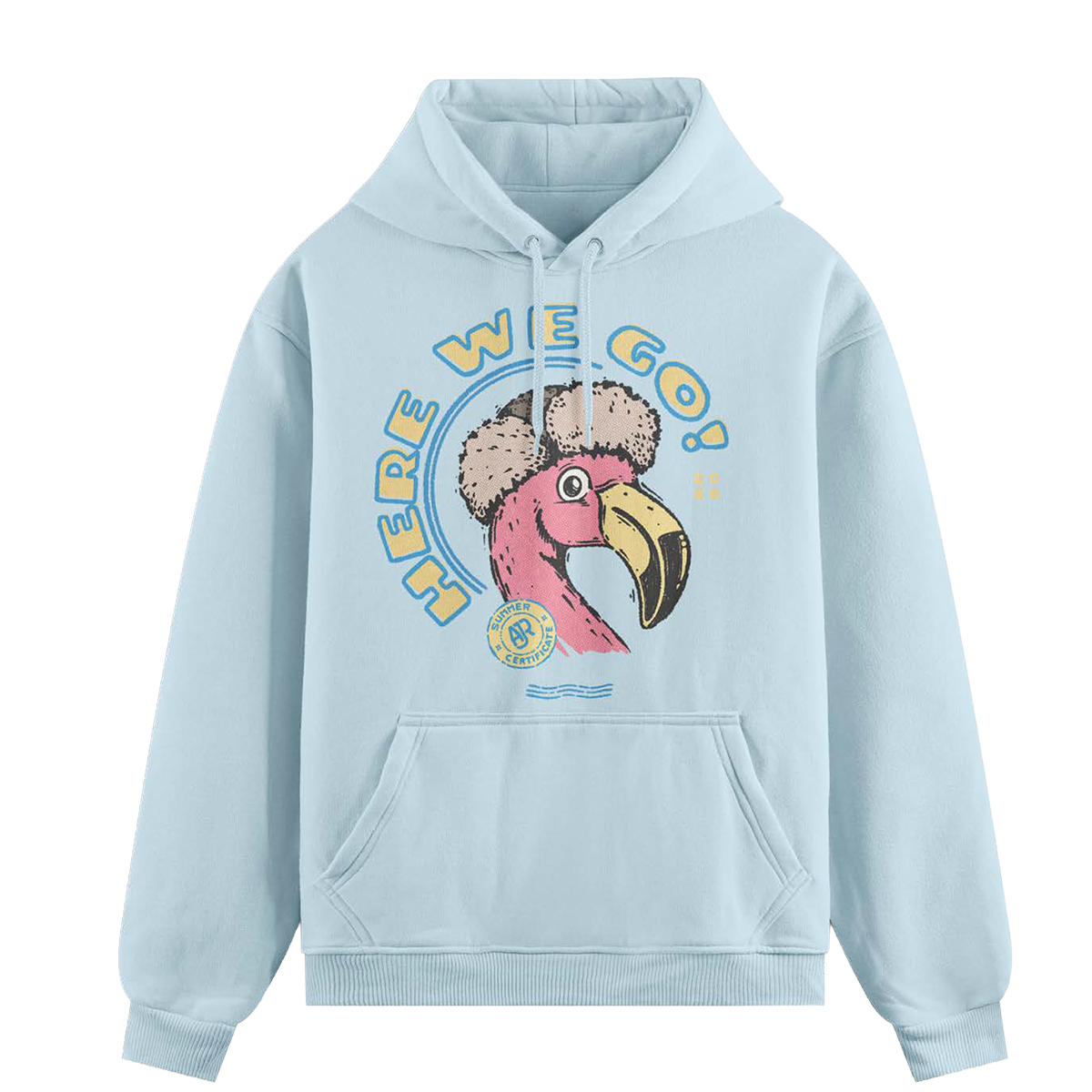 Here We Go Flamingo Hoodie – AJR Store