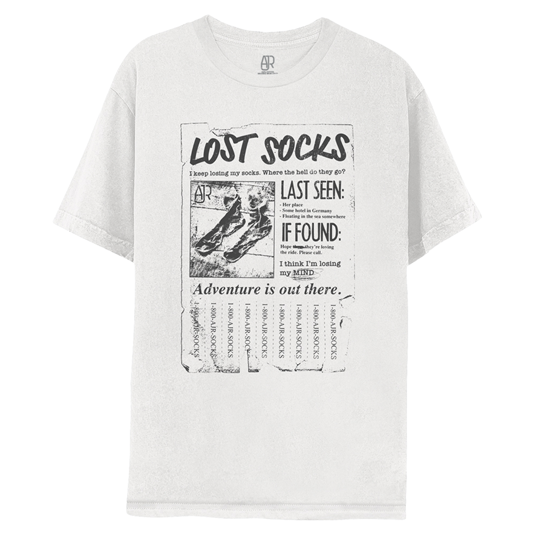 Lost Socks Poster Tee