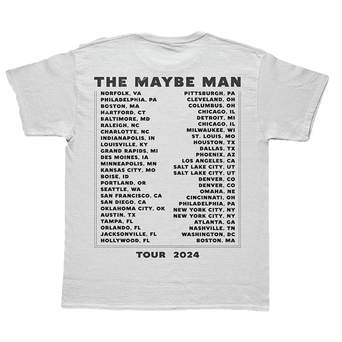 The Maybe Man Evolution Tour Tee