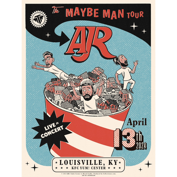 Louisville April 13 2024 Tour Poster - Limited Edition
