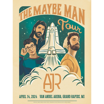 Grand Rapids April 14 2024 Tour Poster - Limited Edition
