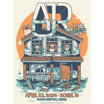 Boise April 23 2024 Tour Poster - Limited Edition