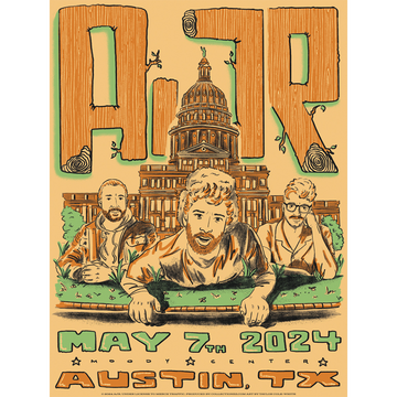 Austin May 7 2024 Tour Poster - Limited Edition