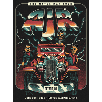 Detroit June 30 2024 Tour Poster - Limited Edition