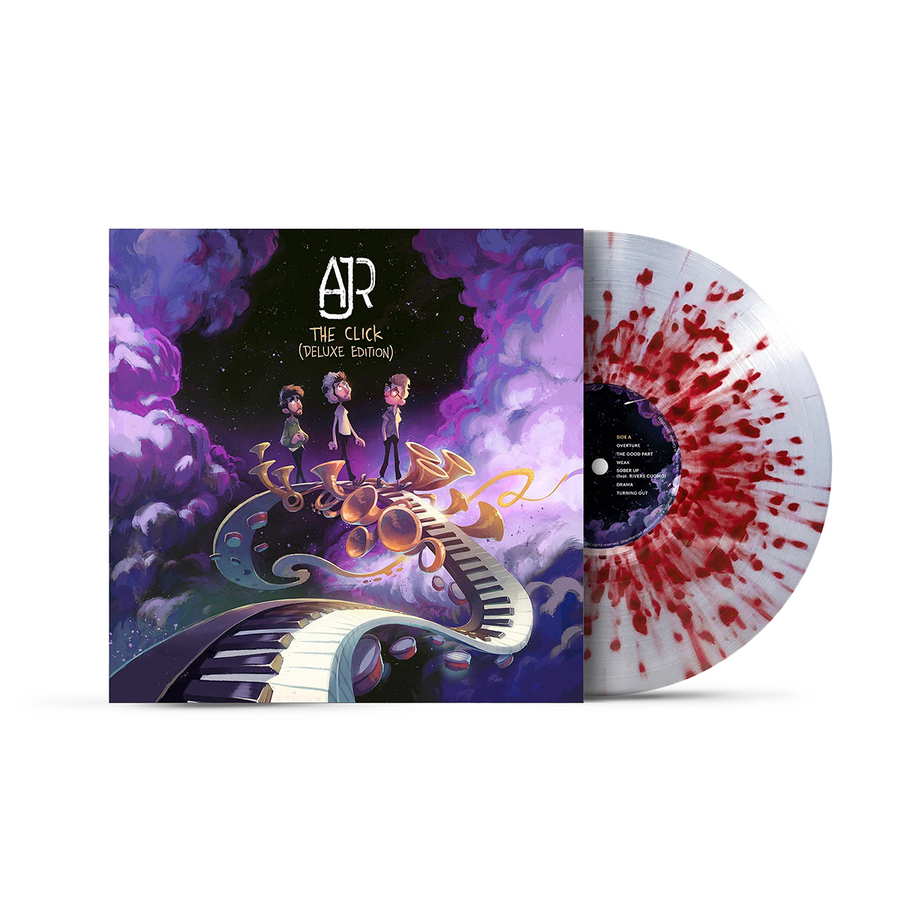The Click (Deluxe) Vinyl - Ultraclear Red Splatter