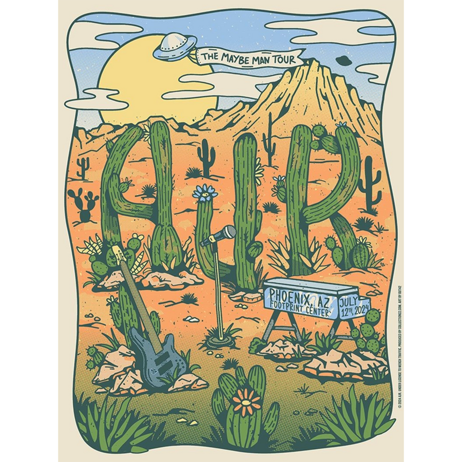 Phoenix July 12 2024 Tour Poster - Limited Edition – AJR Store Phoenix July 12 2024 Tour Poster - Limited Edition – AJR Store