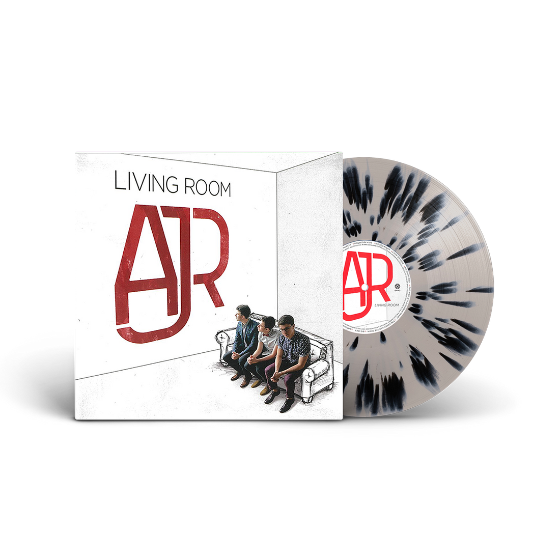 Living Room Vinyl - Bone w/ Black Splatter