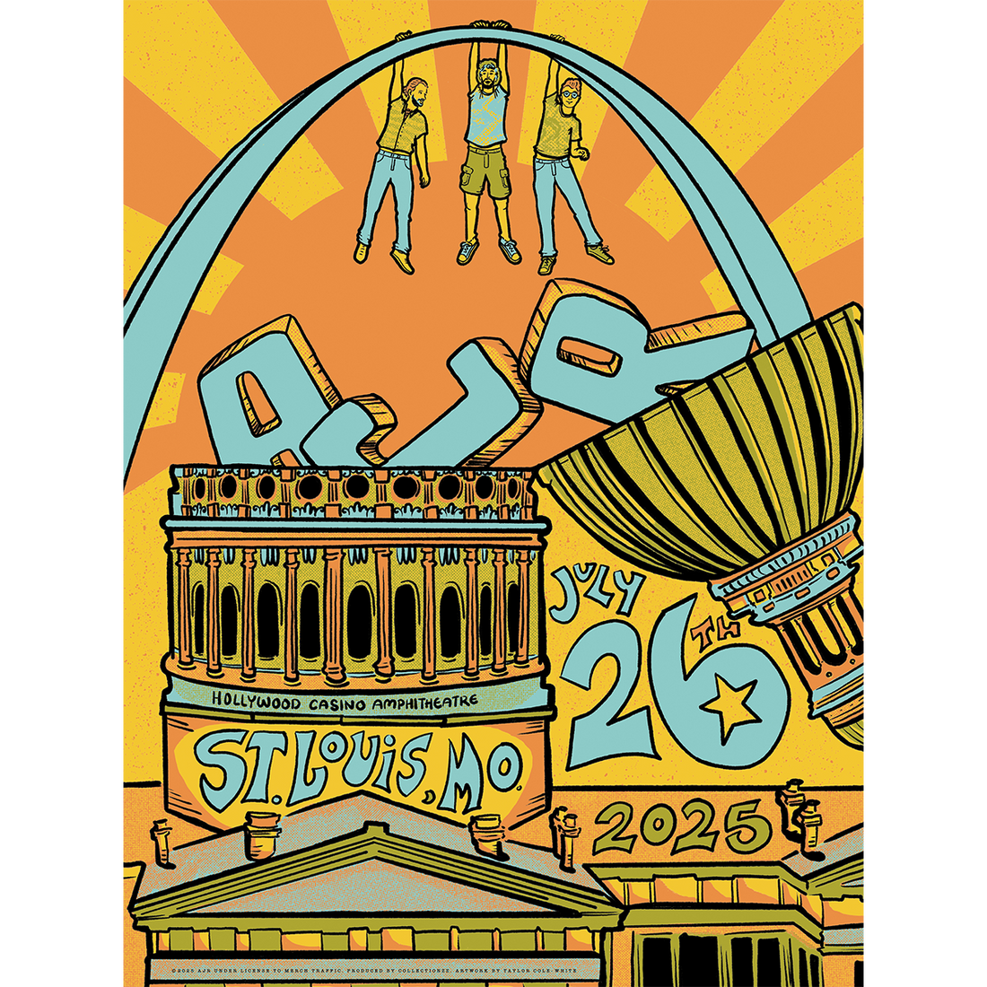 St. Louis July 26 2025 Tour Poster - Limited Edition