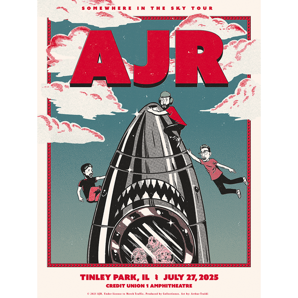 Tinley Park July 27 2025 Tour Poster - Limited Edition – AJR Store