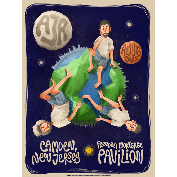 Camden August 6 2025 Tour Poster - Limited Edition – AJR Store