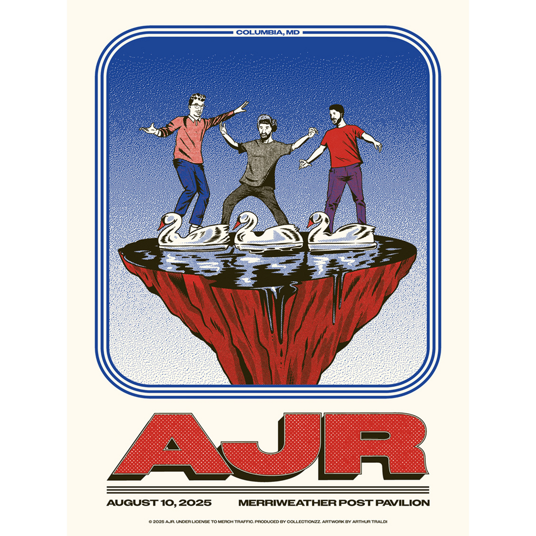 Columbia August 10 2025 Tour Poster - Limited Edition