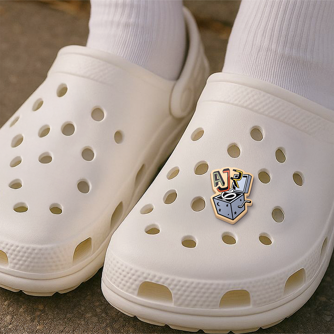 Jack In-A-Box Shoe Charm