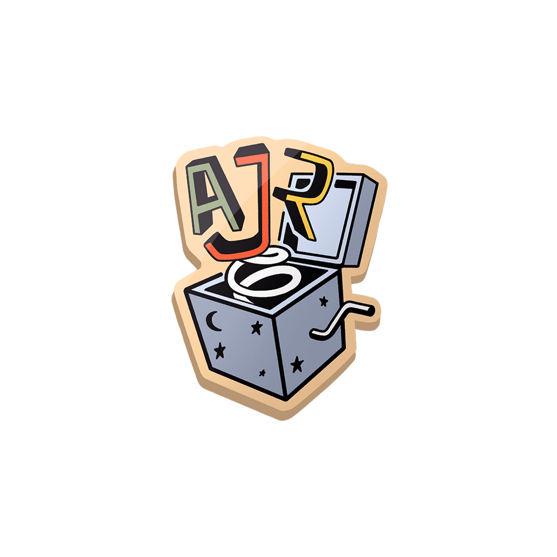 Jack In-A-Box Shoe Charm