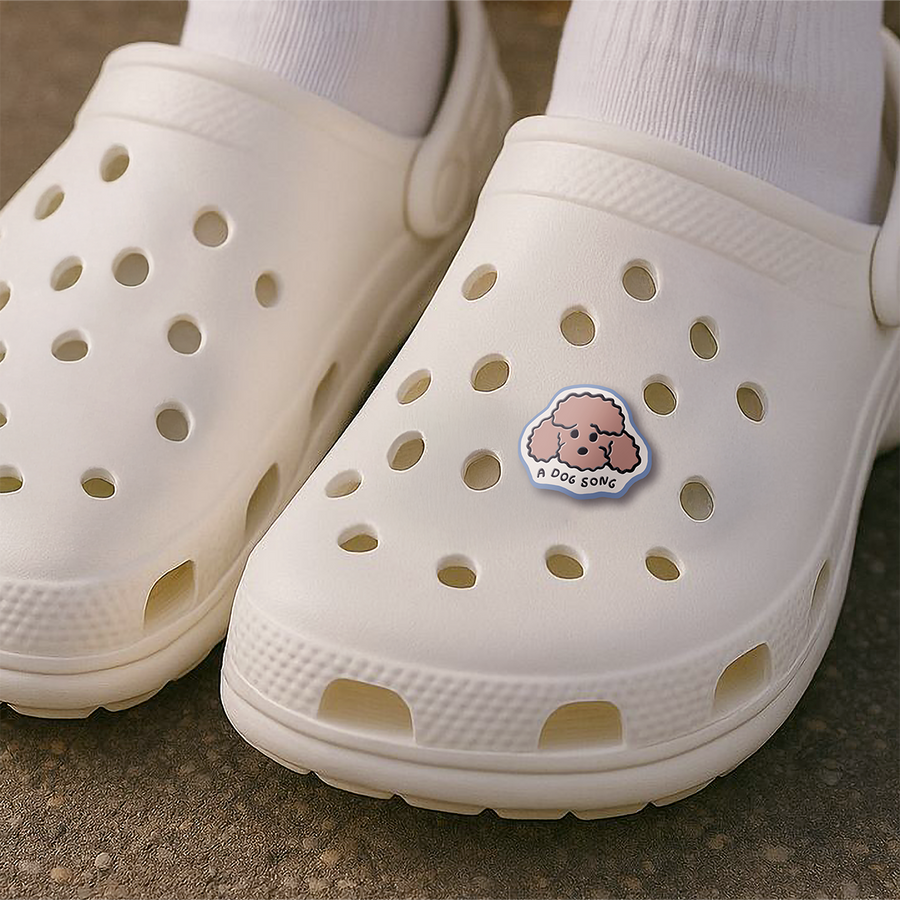 Dog Song Shoe Charm