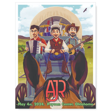 Oklahoma City May 4 2024 Tour Poster - Limited Edition