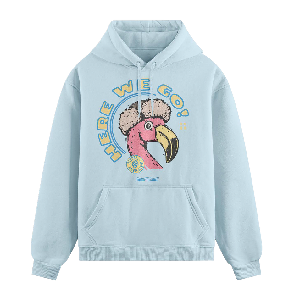 Here We Go Flamingo Hoodie – AJR Store