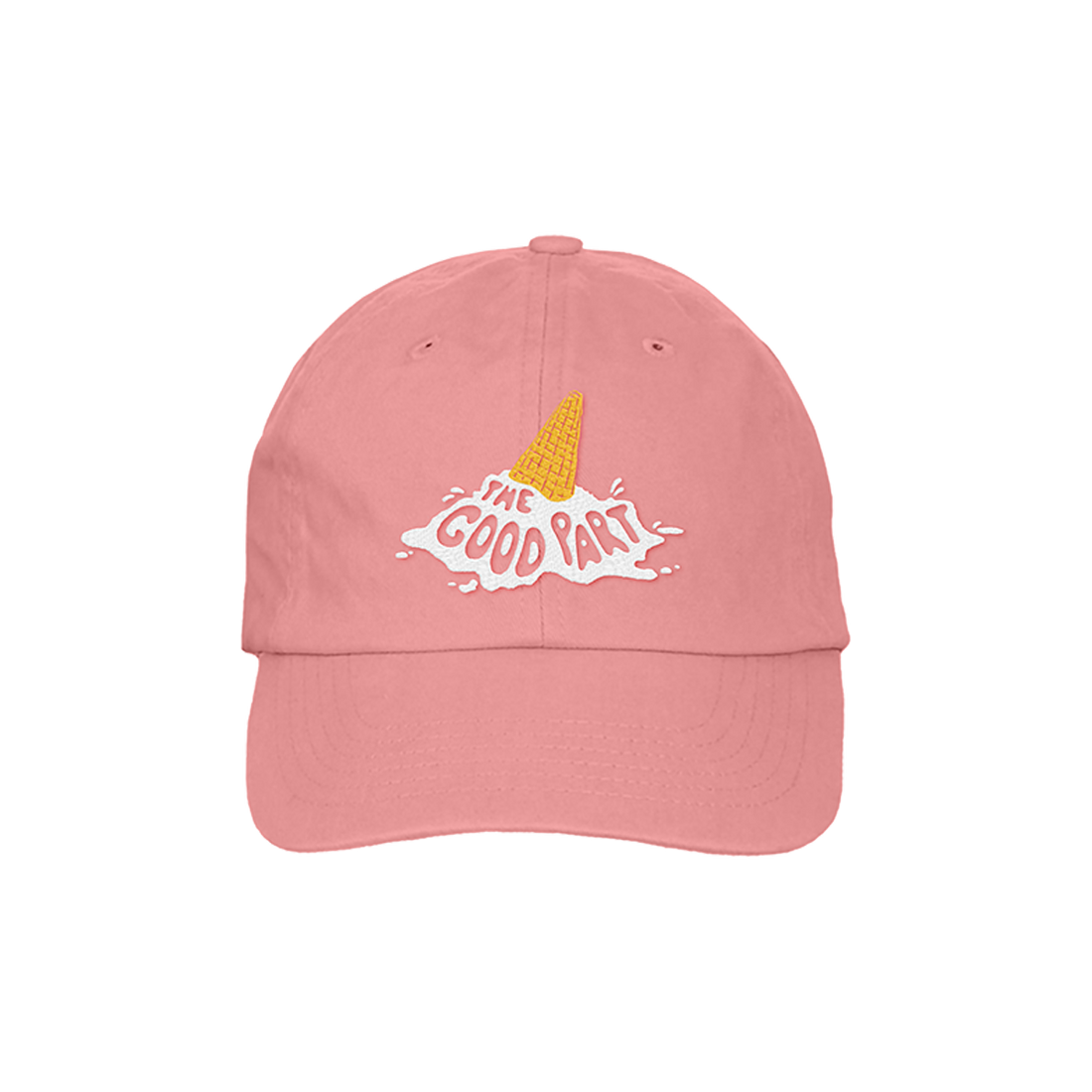 Pink cap with ice cream cone and &